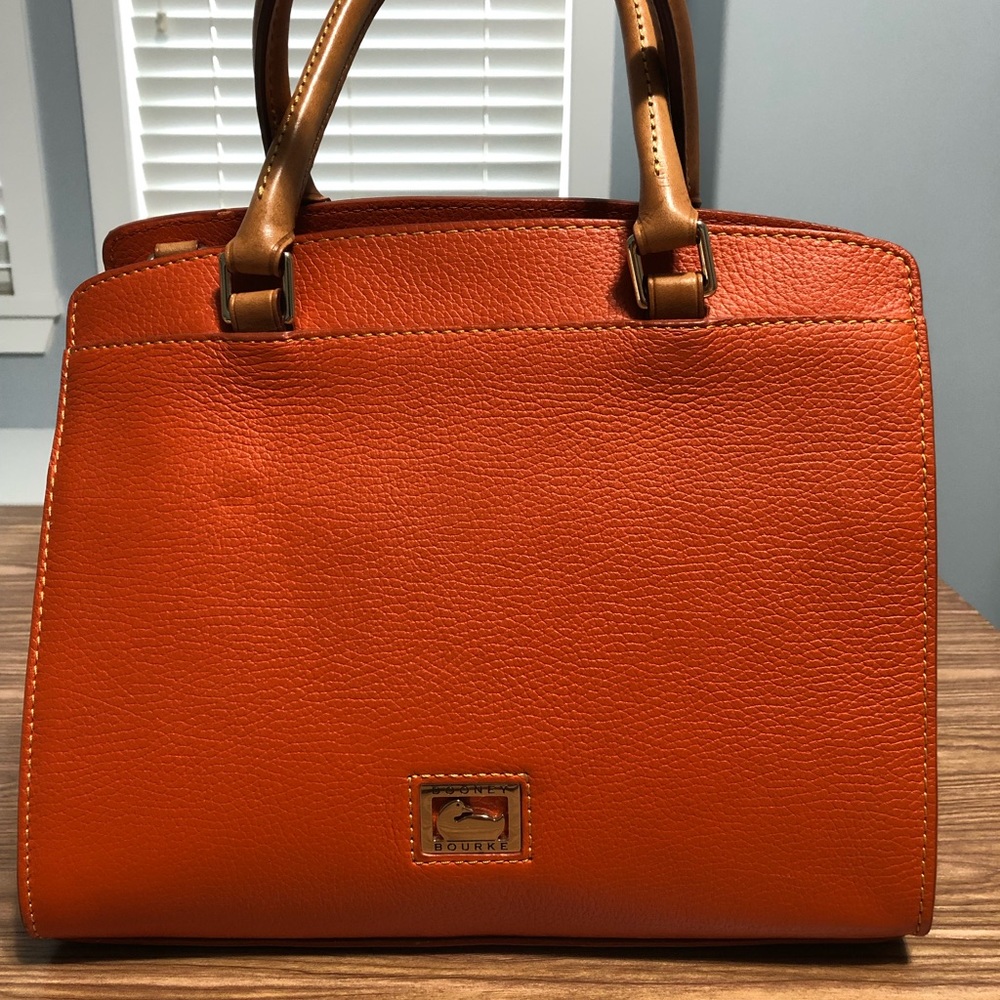 Orange Dooney and Bourke satchel